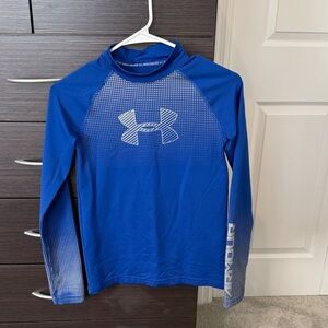 Under Armour Kids Long Sleeve Shirt in Blue